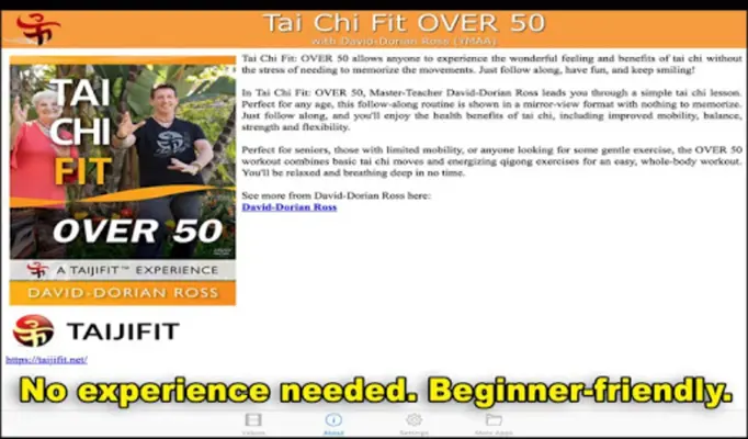 Tai Chi Fit OVER 50 android App screenshot 13