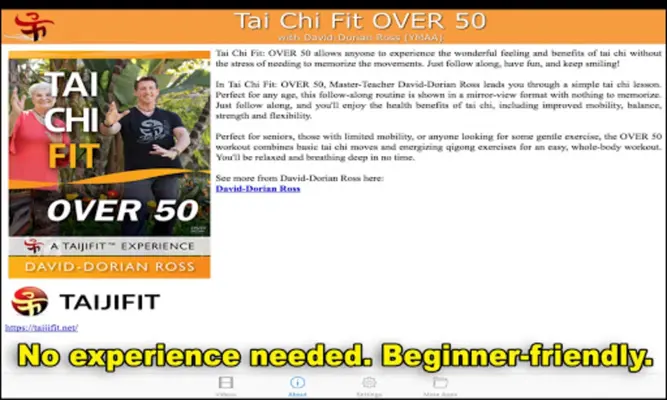 Tai Chi Fit OVER 50 android App screenshot 3